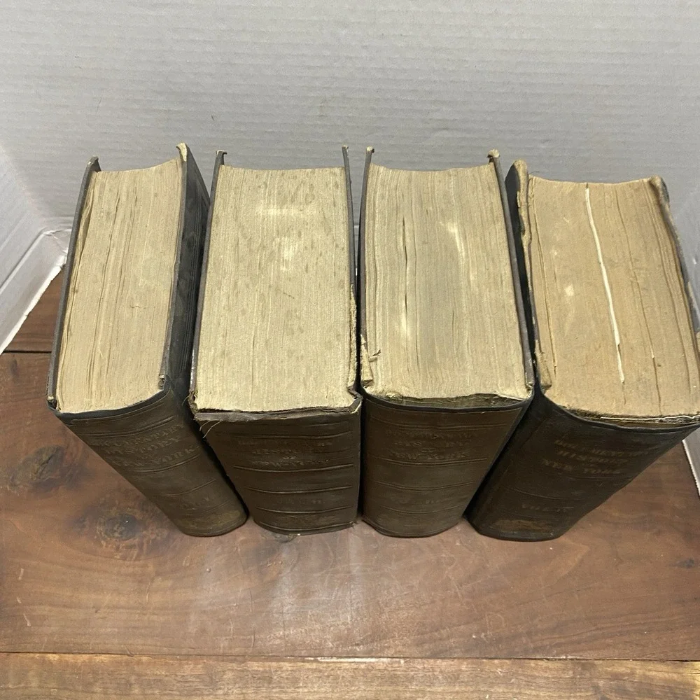 Documentary History of the State of New-York 4 Vol Complete Set 1849 O'Callaghan